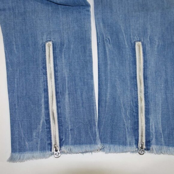 True Religion Starr Cropped Relaxed Straight Jeans Size 28 NWT Second Quarter - Picture 10 of 12